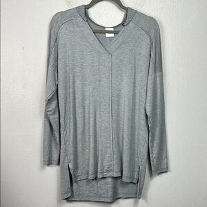 Cabi Limited Edition Easy Pullover Long Sleeve Slate Blue Hoodie Small